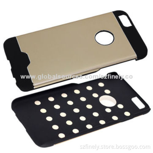 Metal case for iPhone 6, plating aluminum sheet with rubber coating, various colors availableNew
